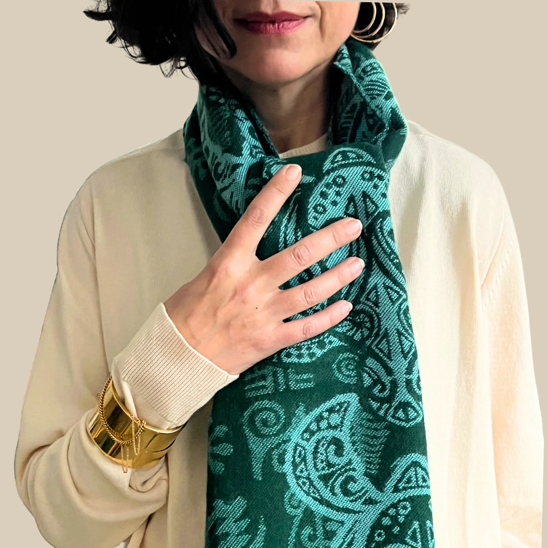 L'Echarpe Coton Bio & Mérinos Chambaud – Image 3