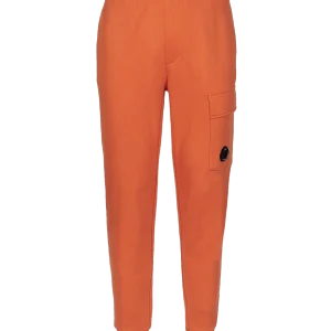 CP Company Pantalon de jogging Diagonal Raised Fleece Orange