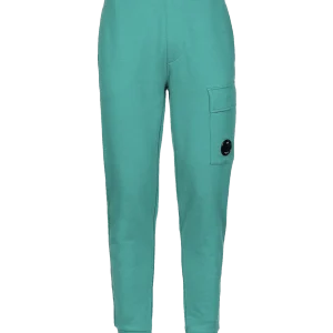 CP Company Pantalon de jogging Diagonal Raised Fleece Frosty Spruce