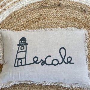 Coussin Escale beige