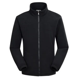 Veste Polaire Col Montant Homme Noir