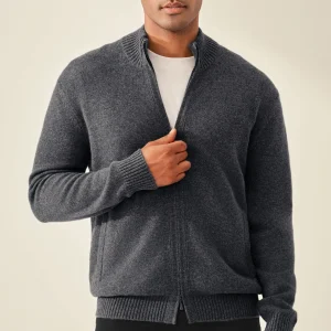 Le Cardigan Zippé Cachemire Taluna