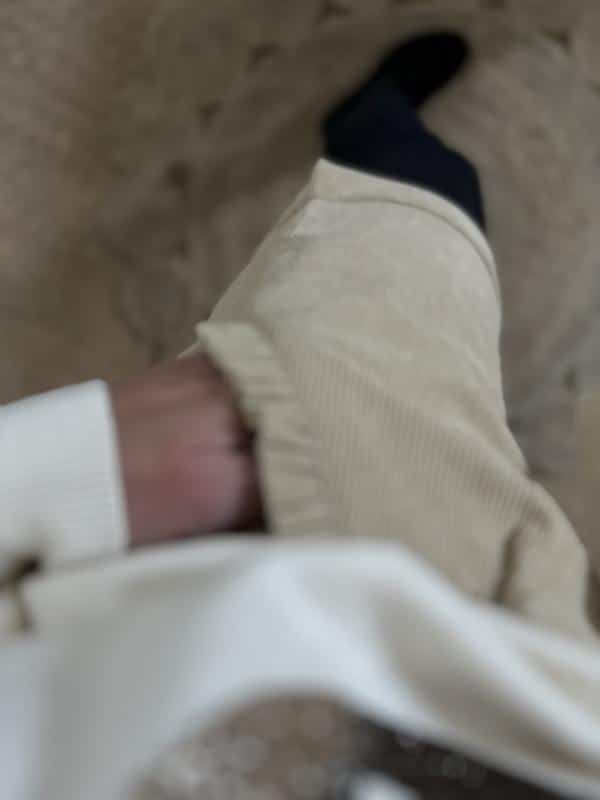 Short velours beige – Image 7