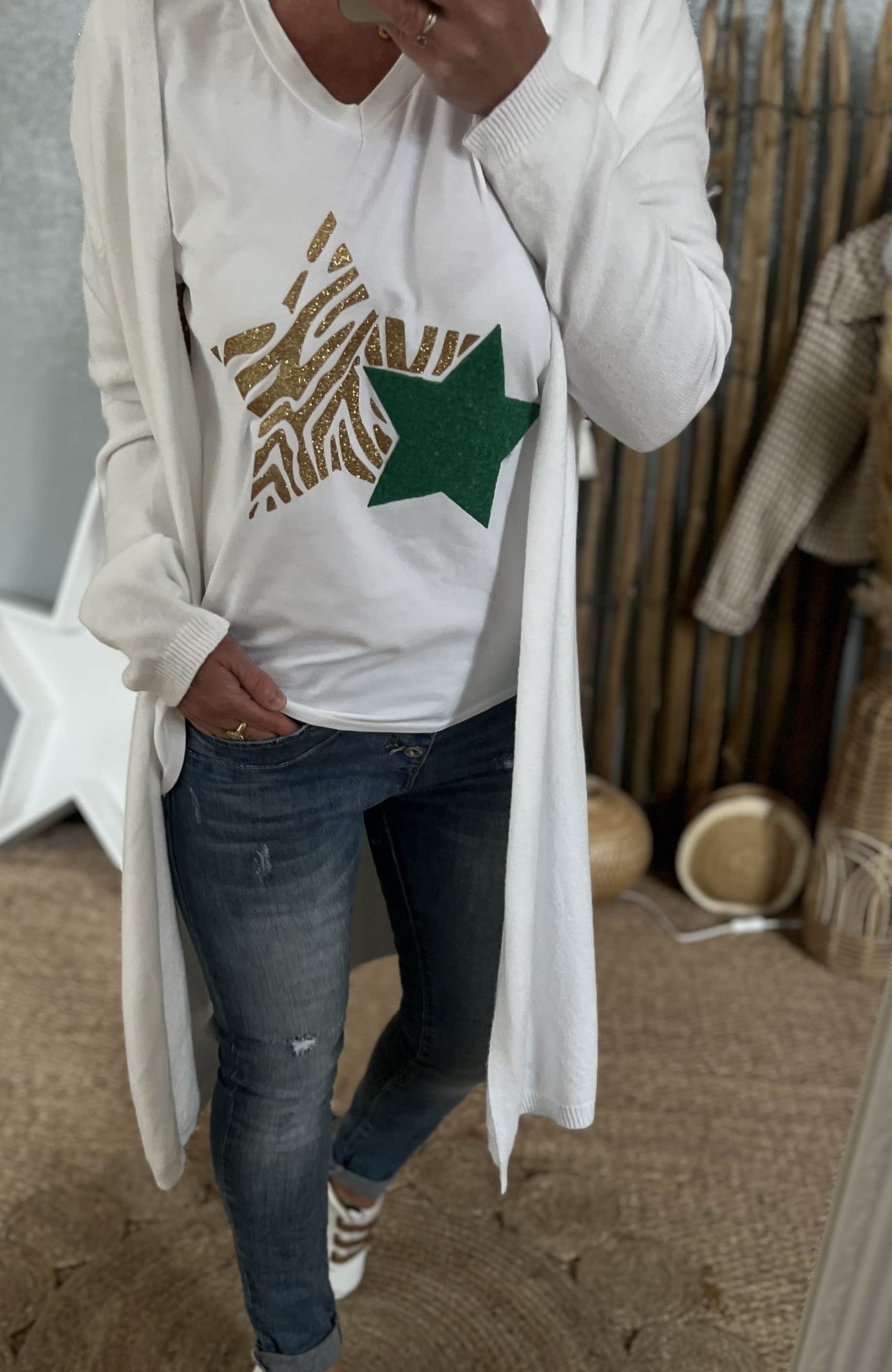 Gilet CDS Rock blanc – Image 3