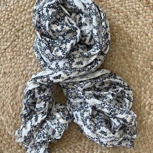 Echarpe Cindy blanc marine