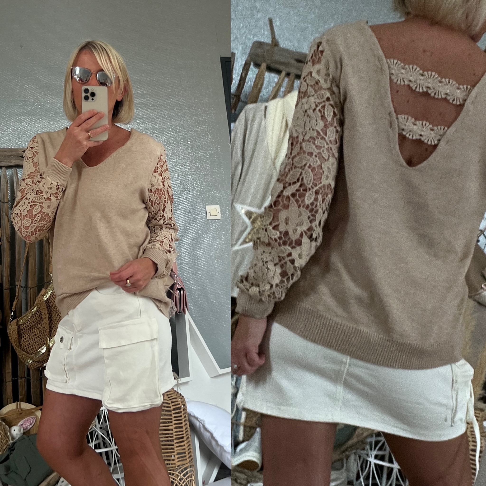 Pull cds beige – Image 2