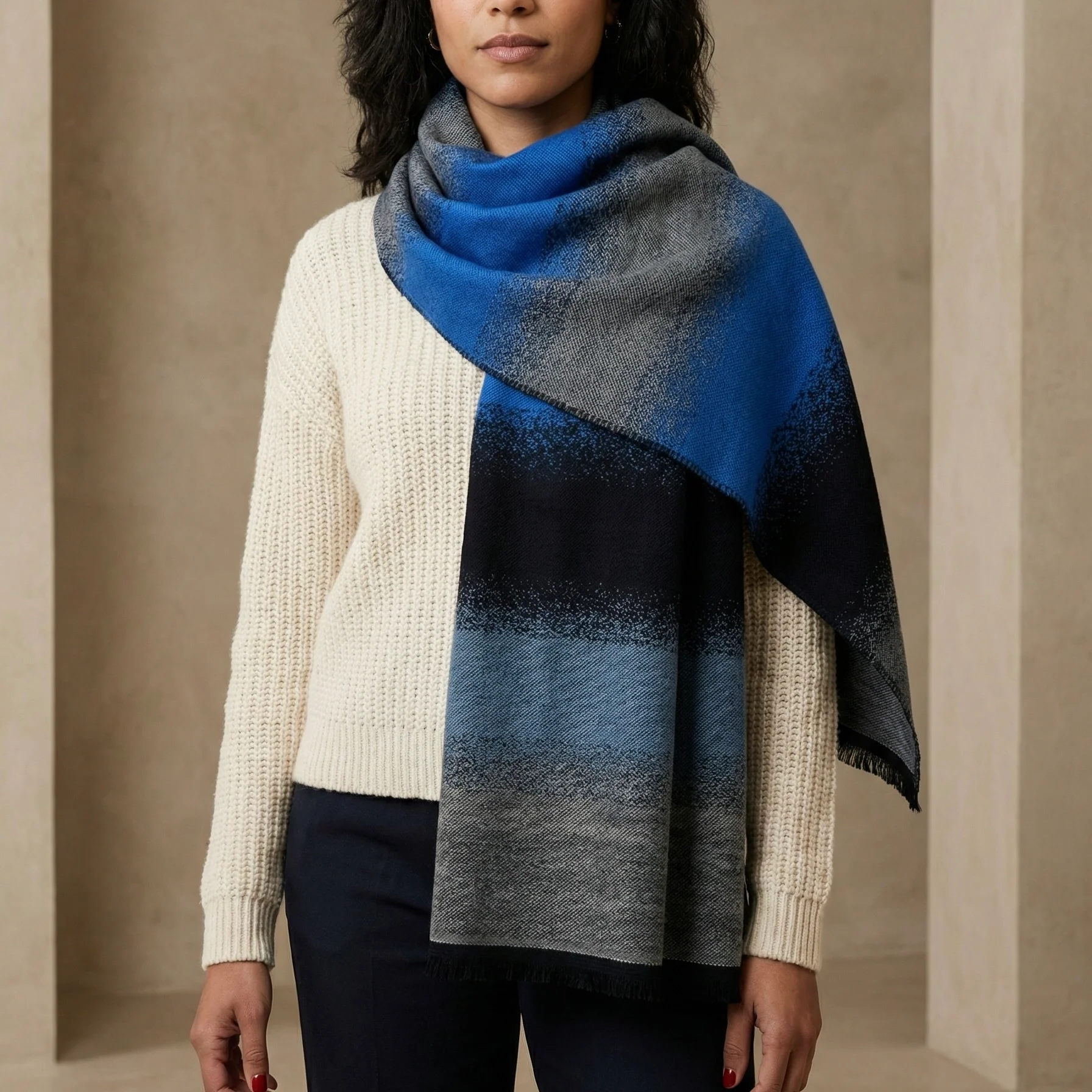 L'Echarpe Coton Bio & Mérinos Vaunac – Image 2