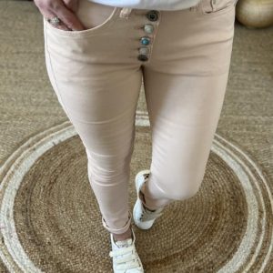 Pantalon Lizzy rose poudre