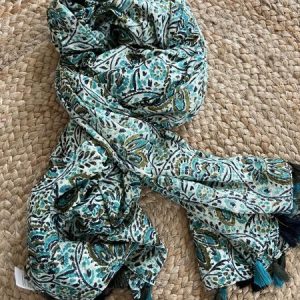 Echarpe turquoise