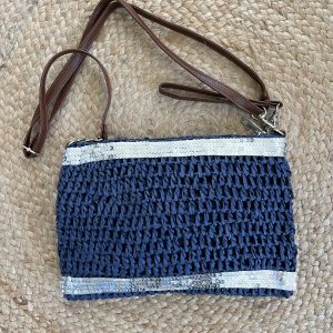 Pochette Anna marine