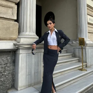 Ensemble veste et jupe longue