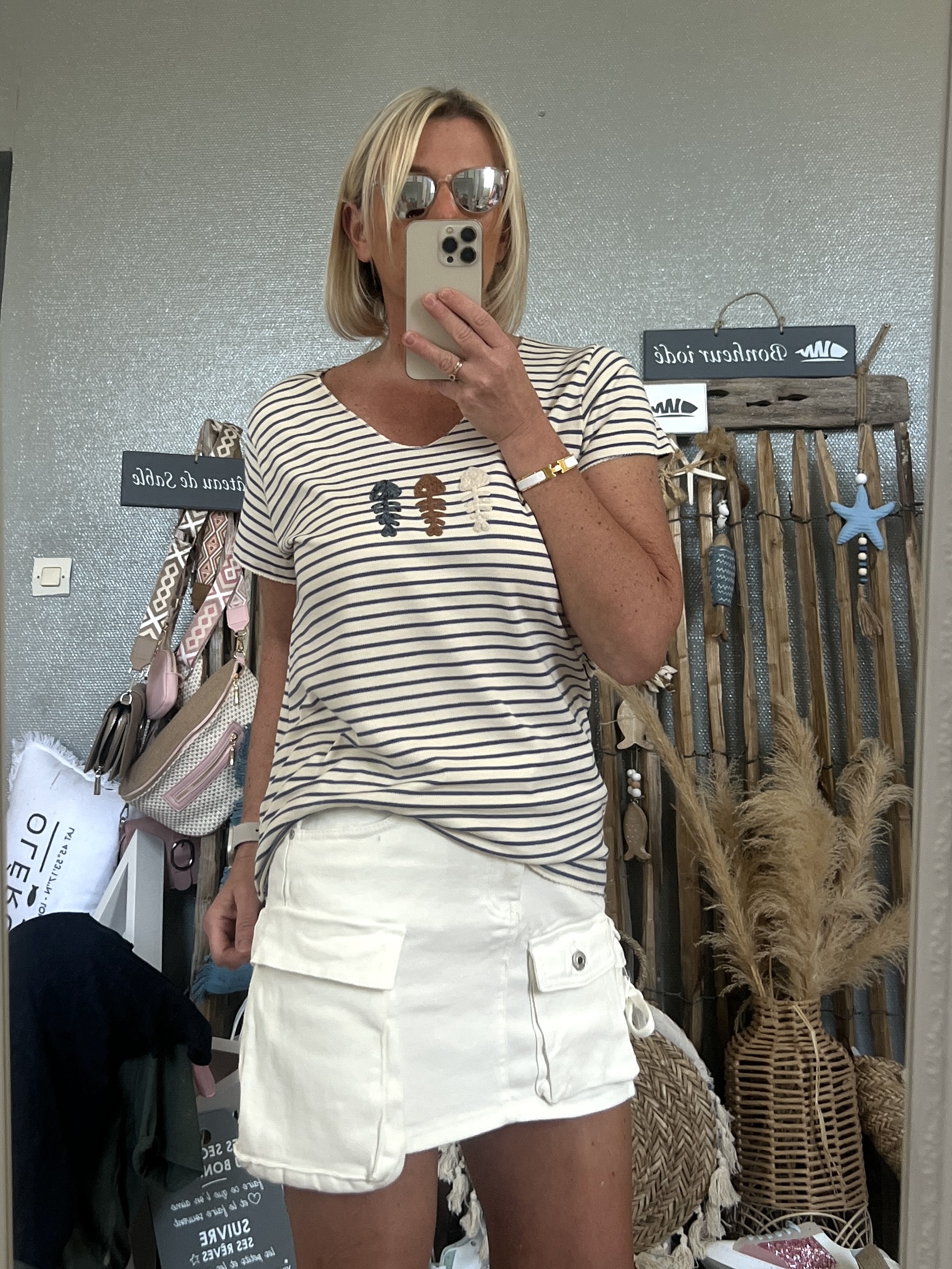 Marinière trio bleu – Image 2