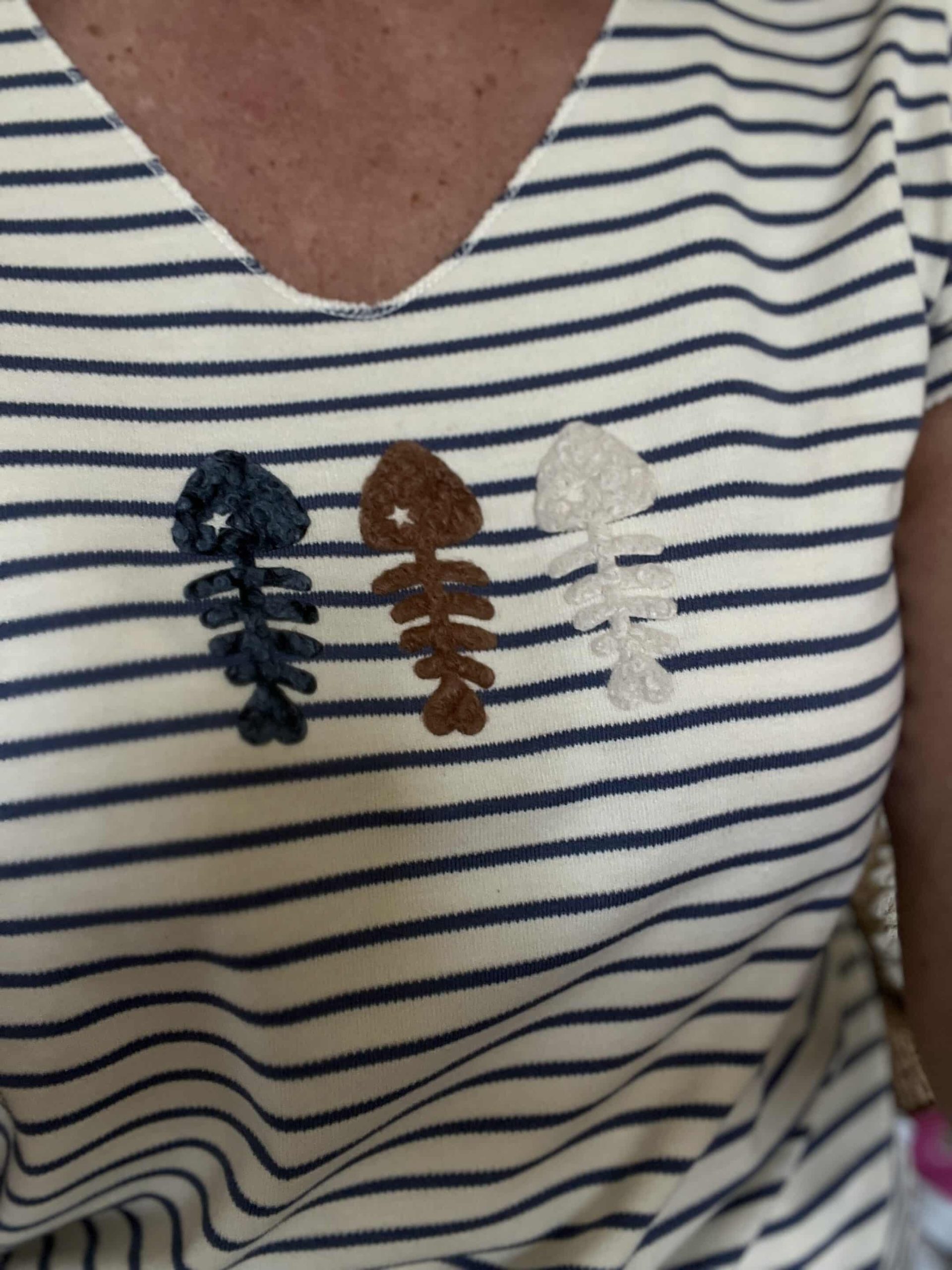 Marinière trio bleu – Image 3