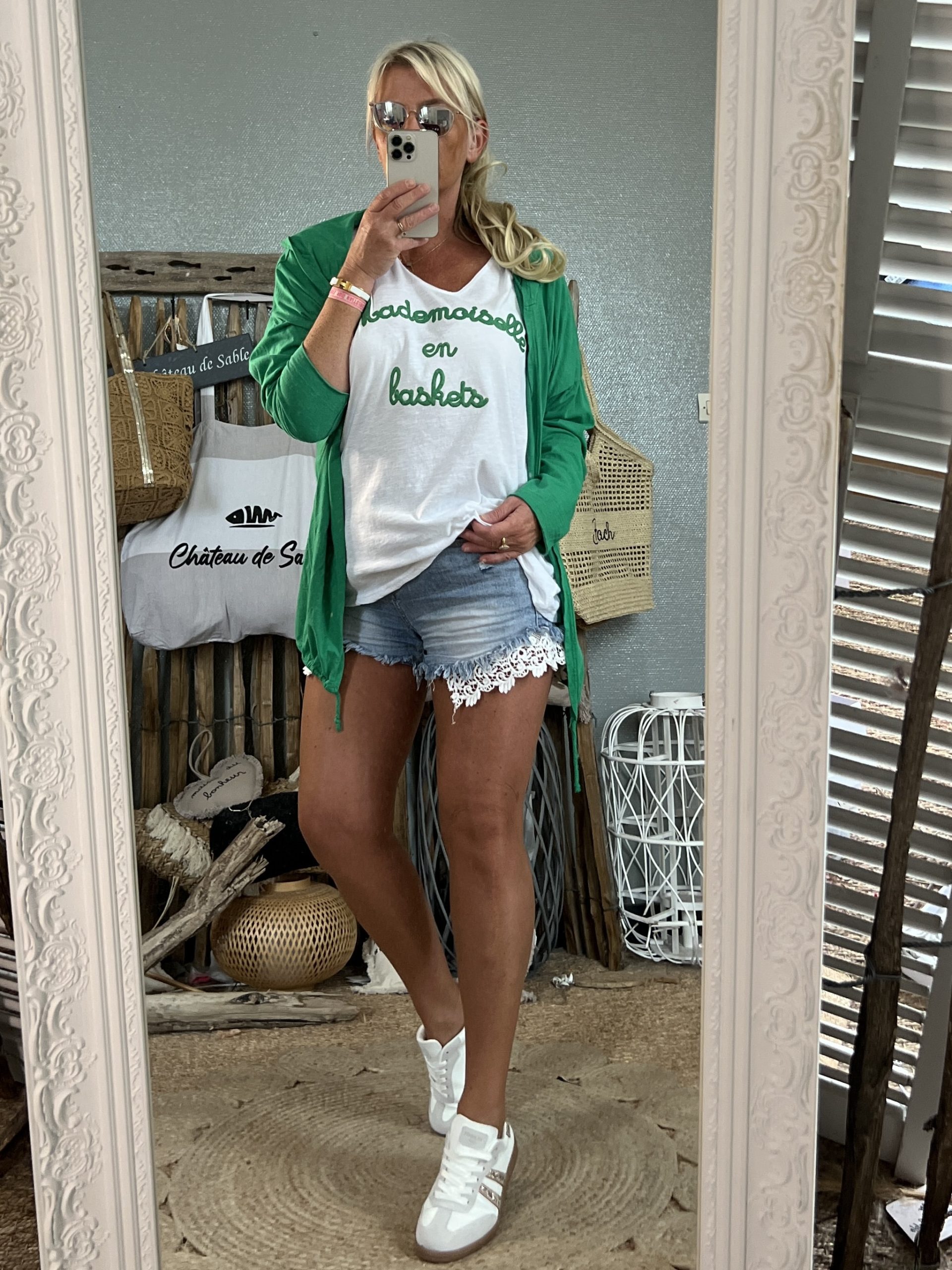 Veste CDS verte Melle