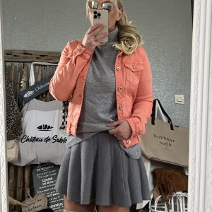 Blouson peach