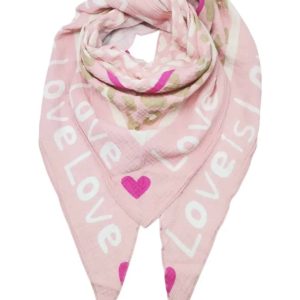 Echarpe love gaze de coton