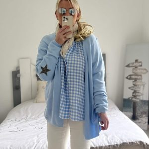Gilet star baby blue