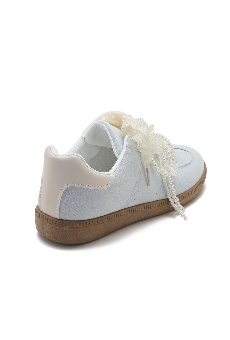 Basket dentelle perle bleue – Image 3