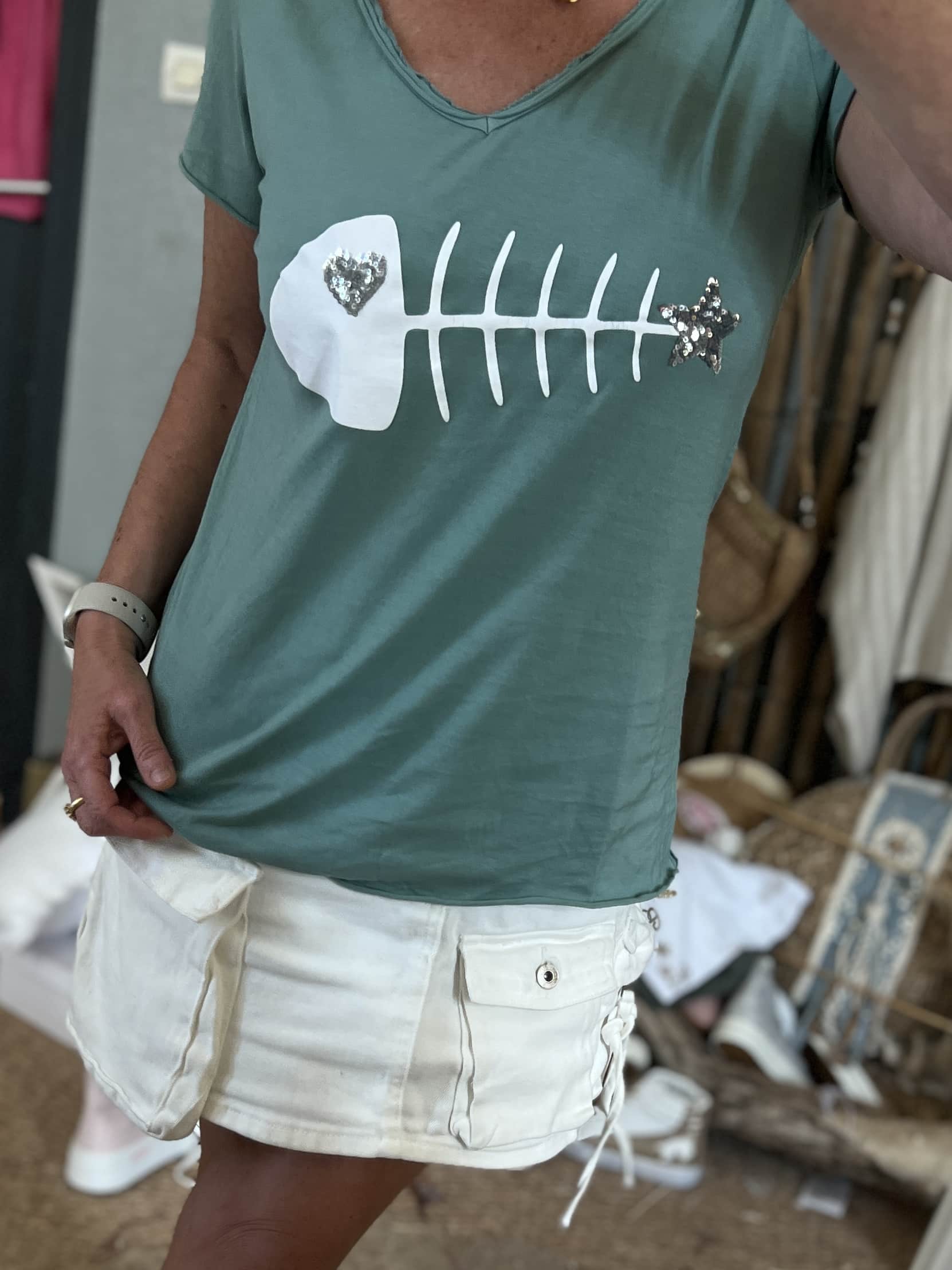 T-shirt cds celadon – Image 3