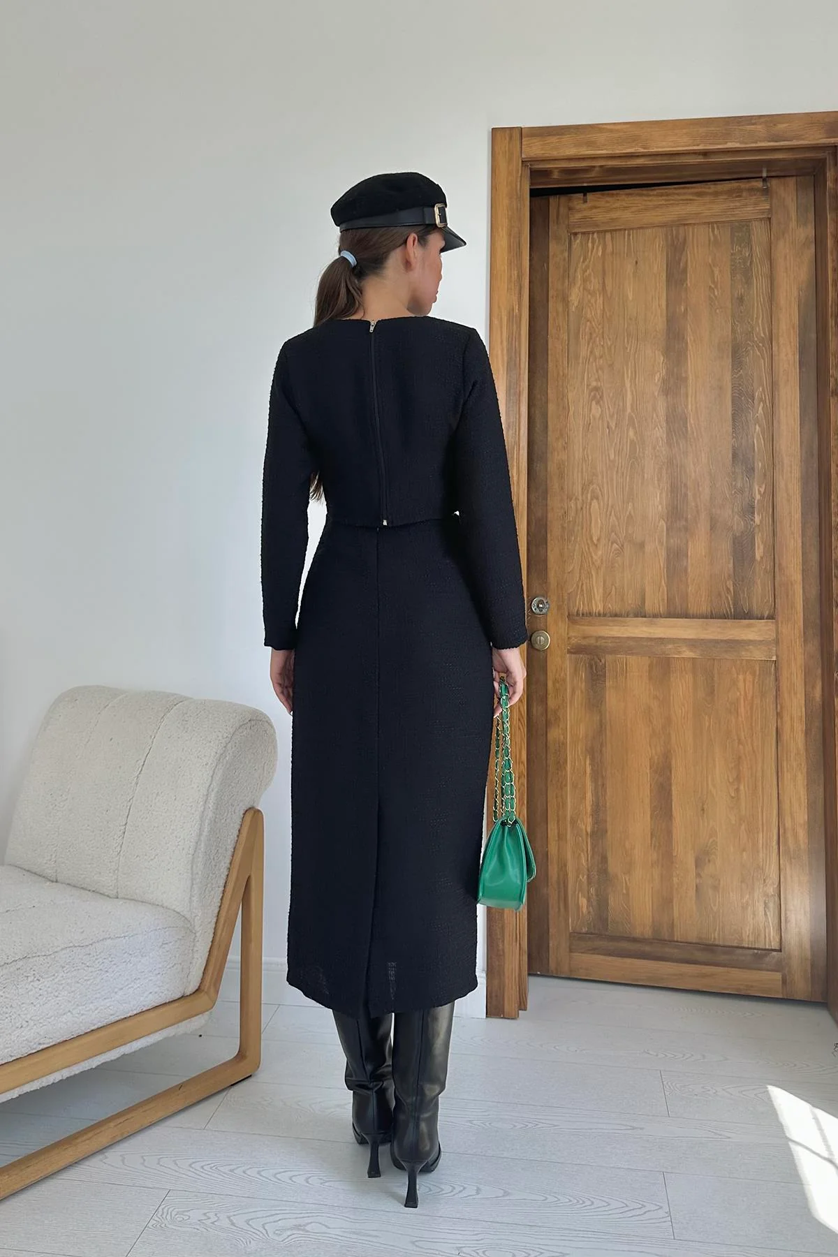 Ensemble top et Jupe avec Poches En Chaîne – Image 5