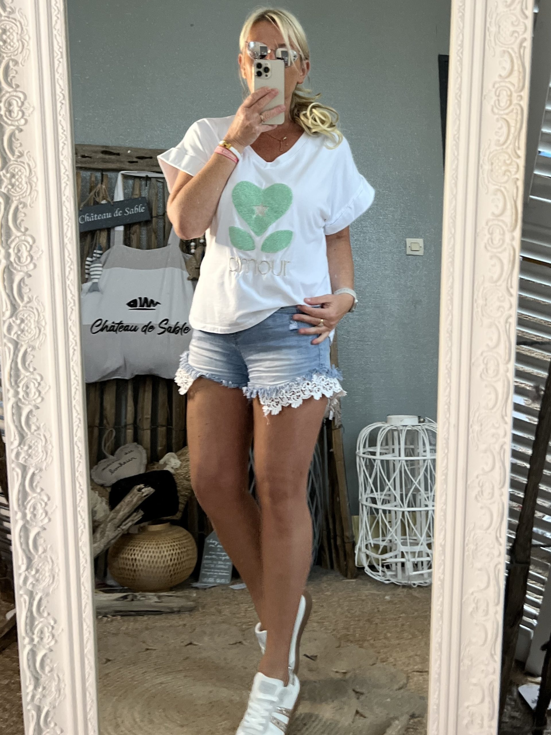 T-shirt Amour mint – Image 5