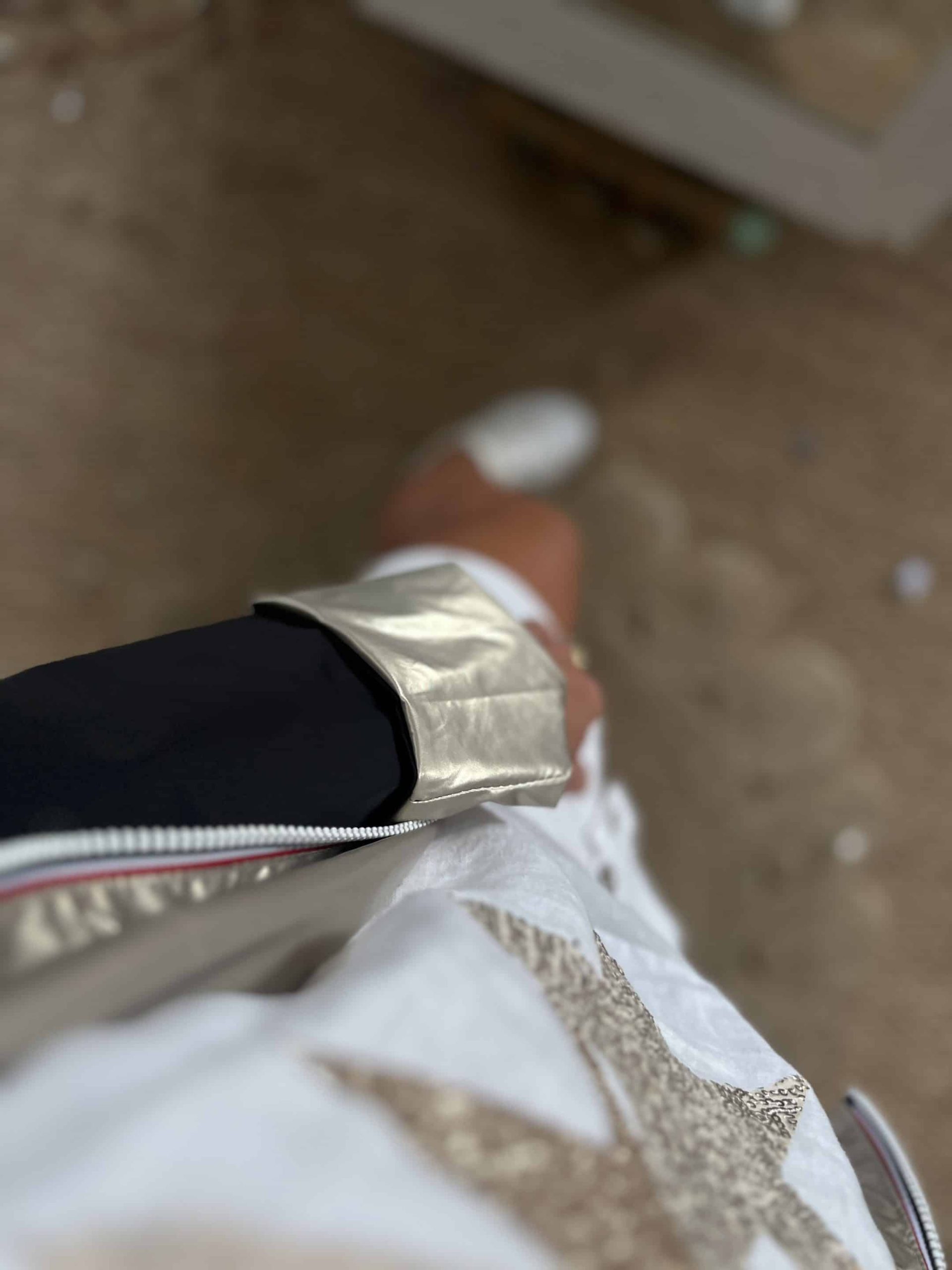 Blouson noir or – Image 4