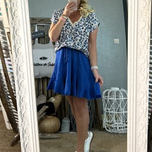 Top flowers bleu royal