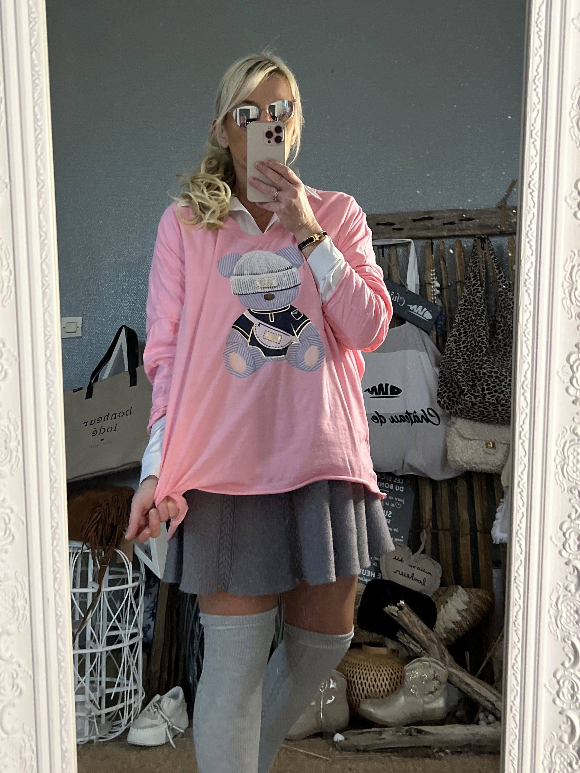 T-shirt 40/46 saumon – Image 2