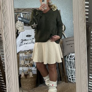 Pull star léopard kaki