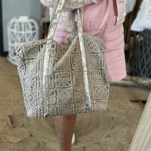 Sac bohème gris clair