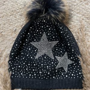 Bonnet Stella noir