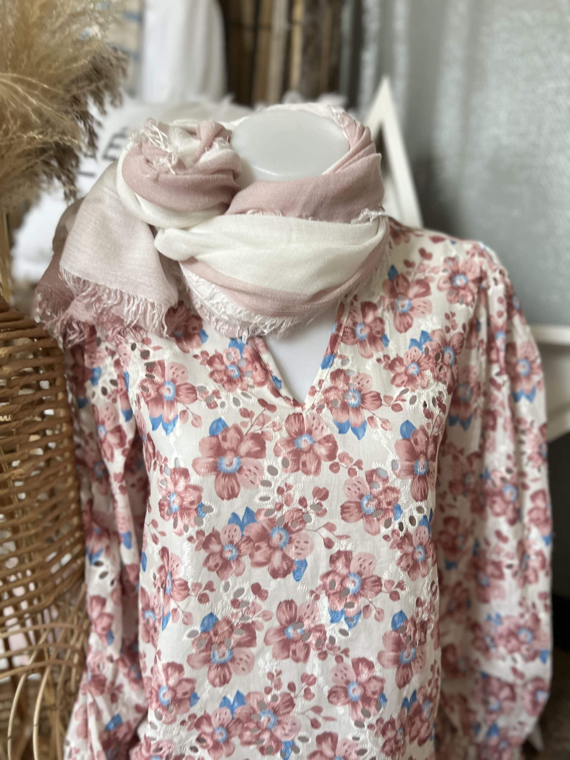 Chemise broderie fleurie – Image 5