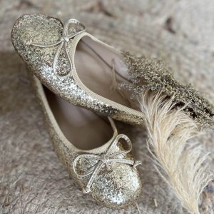 Ballerine cds paillettes