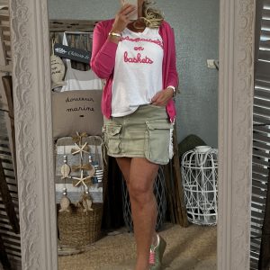 Gilet fin rose pep’s