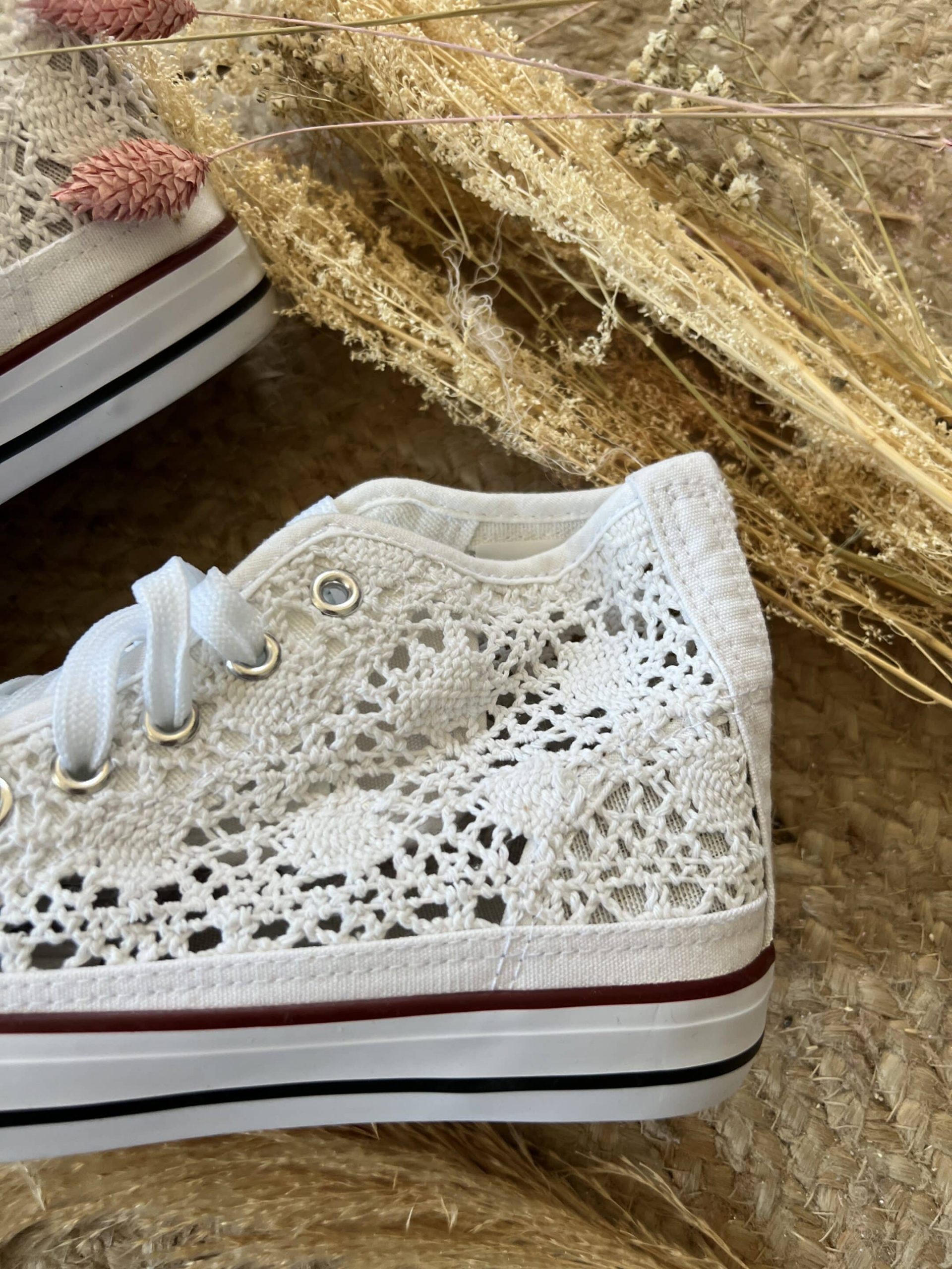 Basket broderie blanche – Image 3