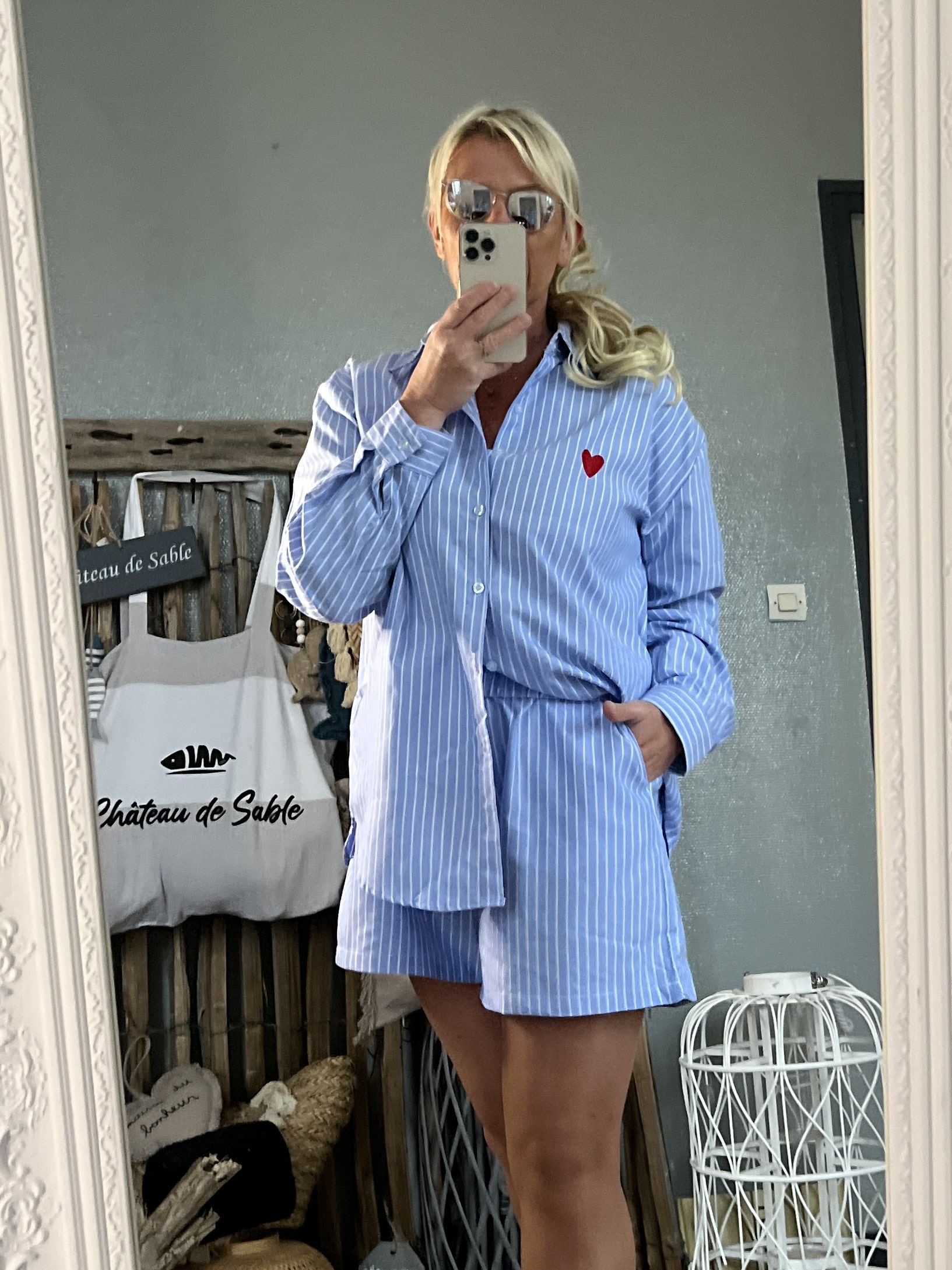 Ensemble rayé cœur – Image 5