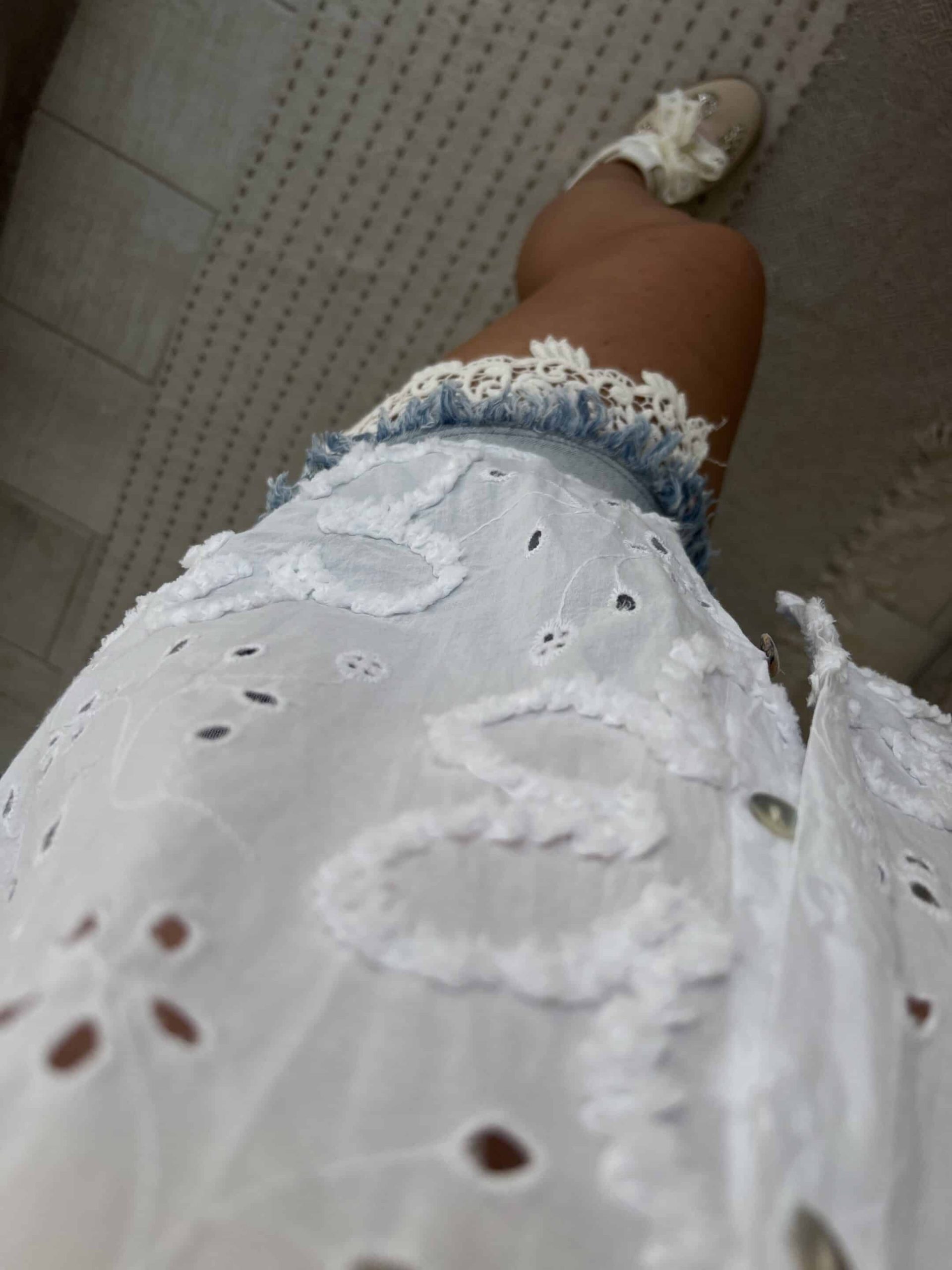 Chemise broderie blanche – Image 5