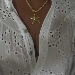 Ras du cou cordelette doré