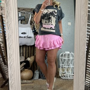 T-shirt Van gris rose