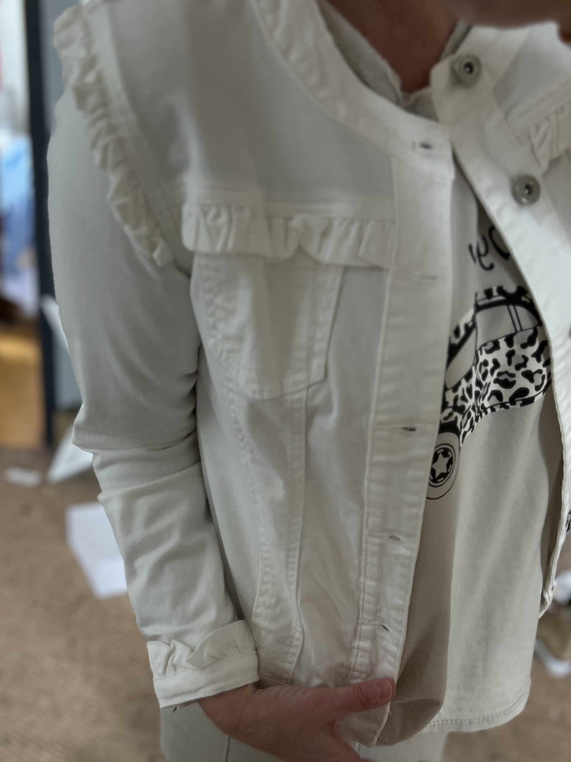 Blouson CDS blanc – Image 7