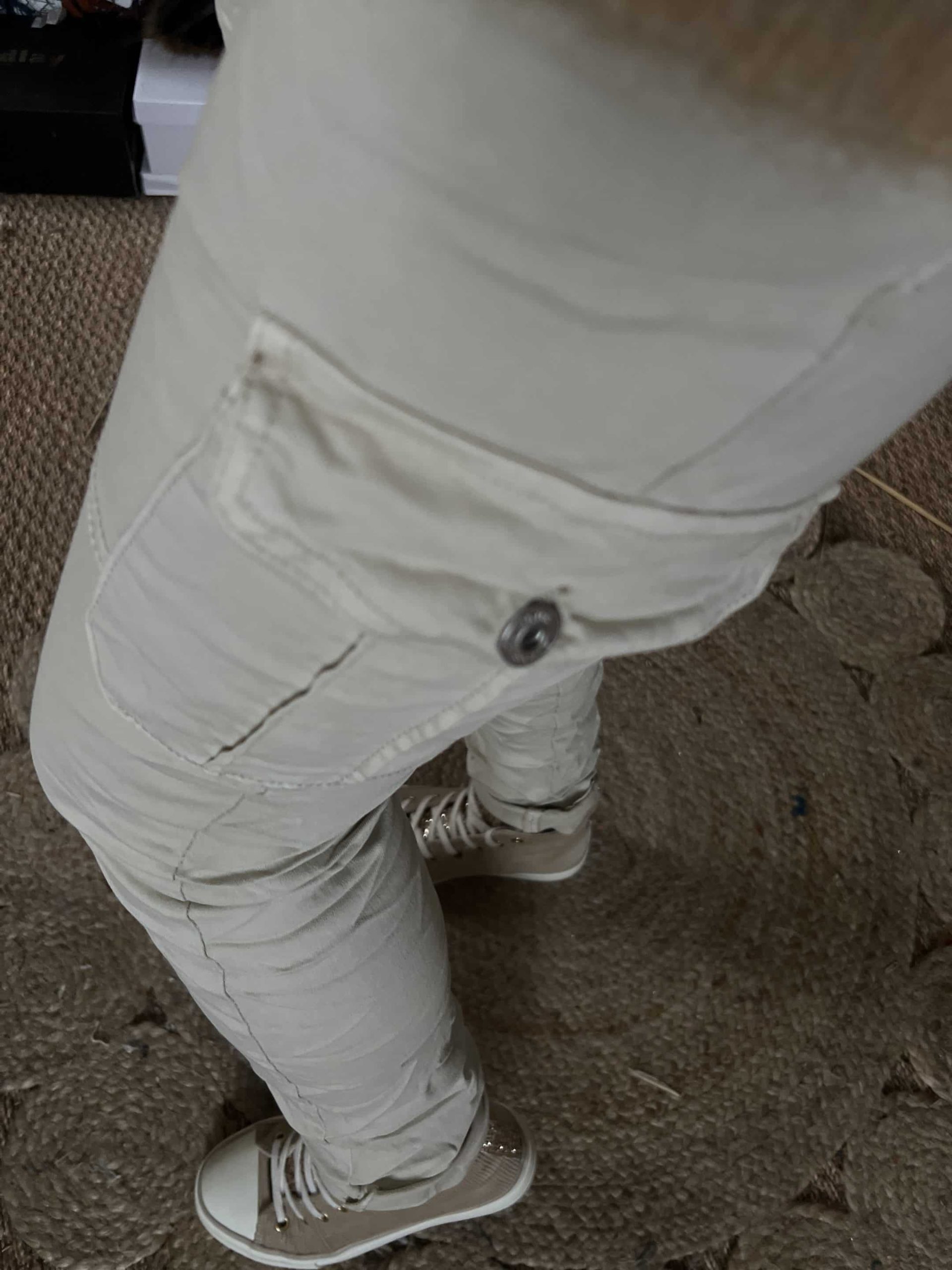 Pantalon cargo beige – Image 4