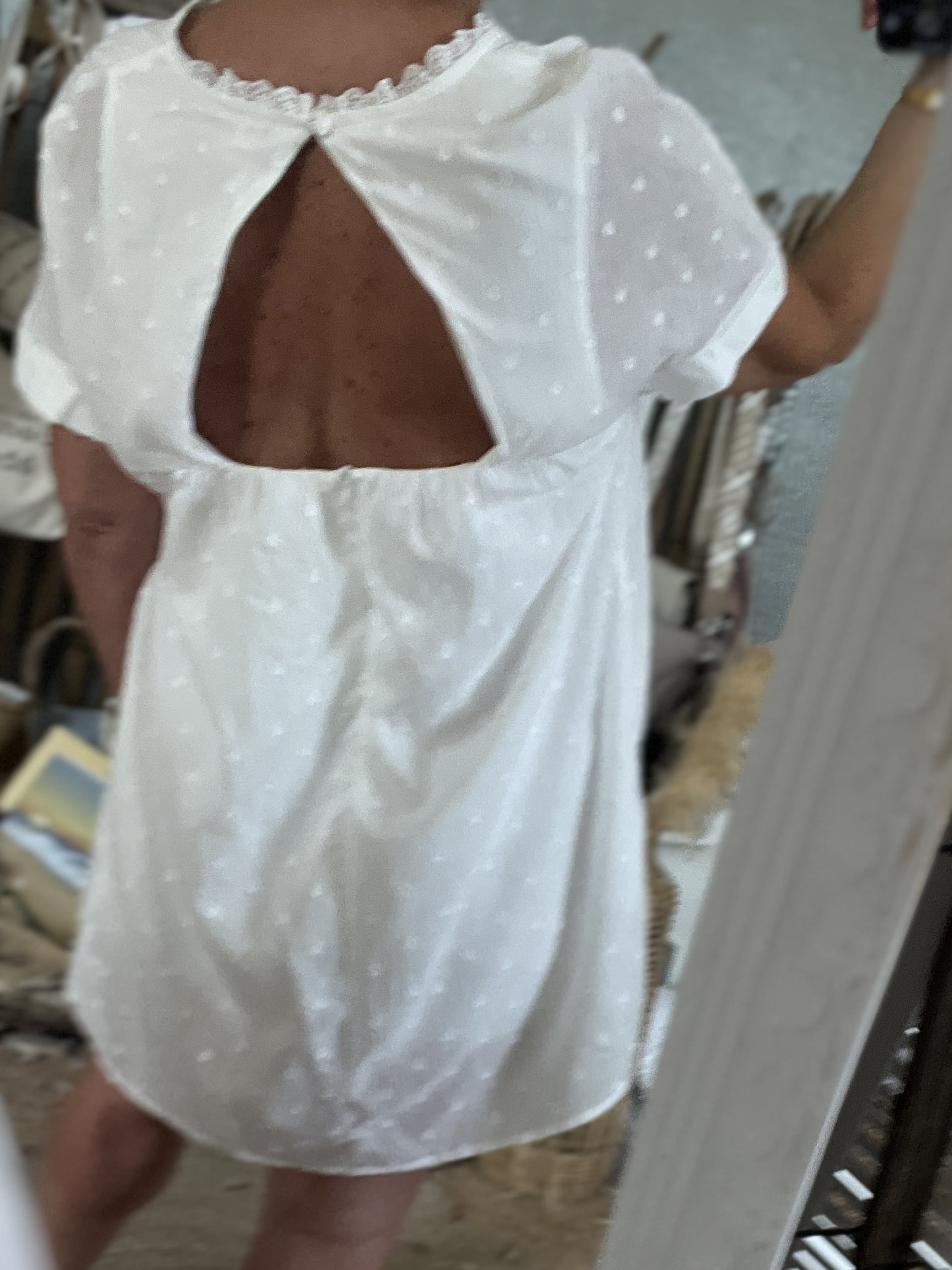 Robe short blanche – Image 3