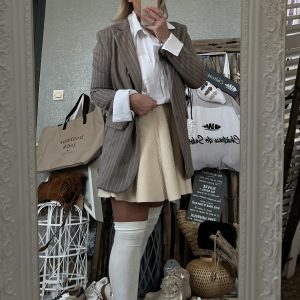 Blazer lainage rayé