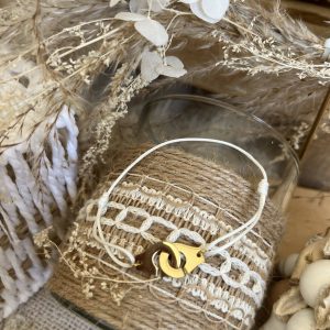 Bracelet menottes blanc