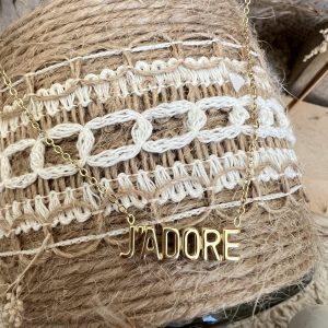 Ras du j’adore acier dore