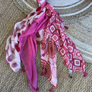 Echarpe Patch fushia