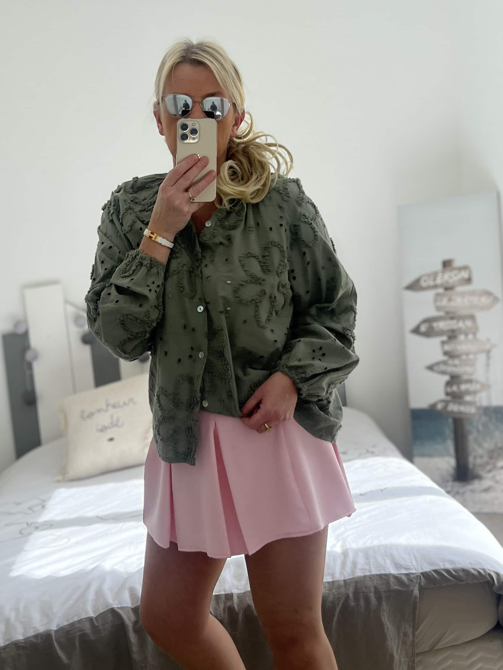 Chemise broderie kaki – Image 6