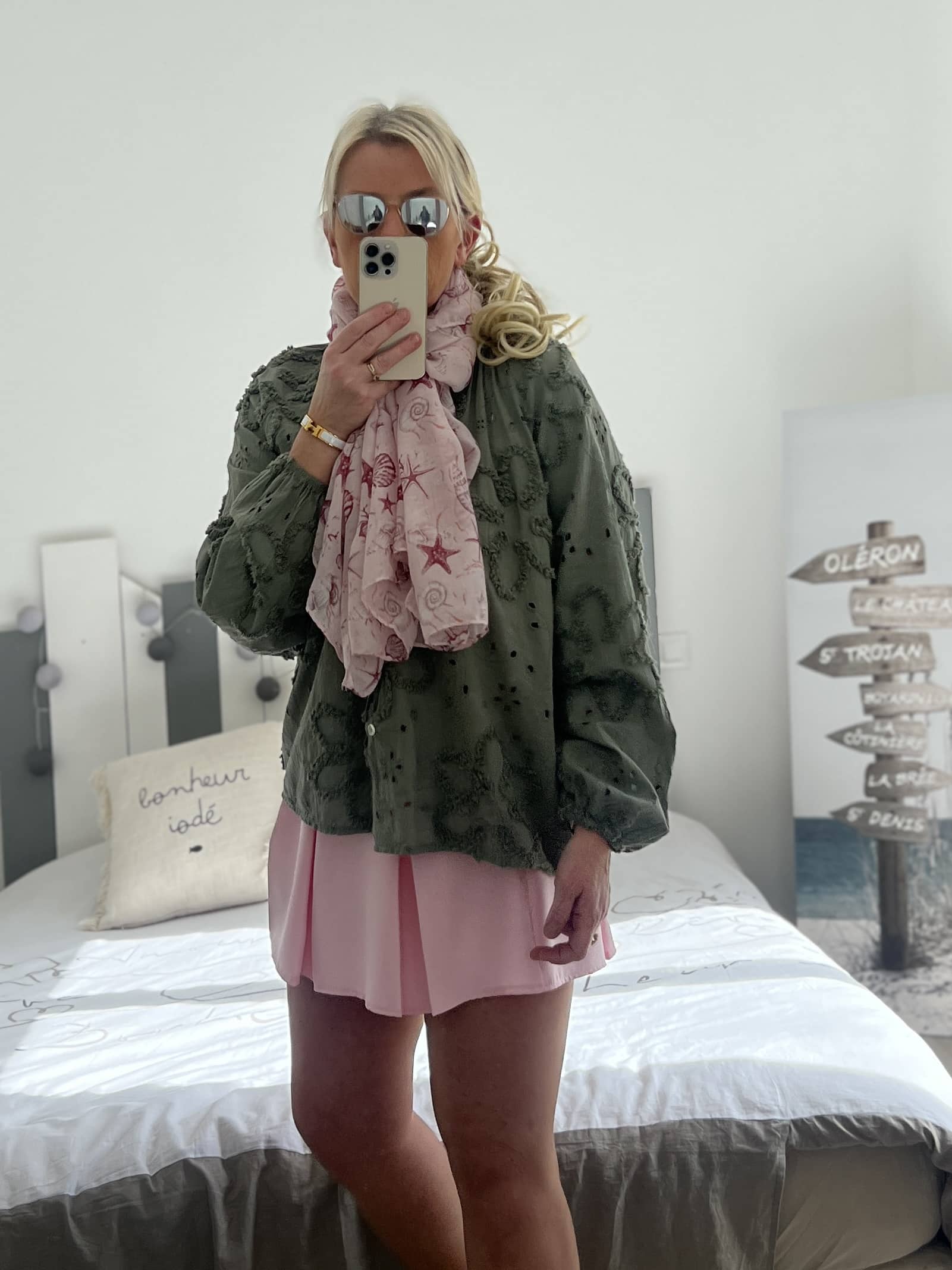 Chemise broderie kaki – Image 8