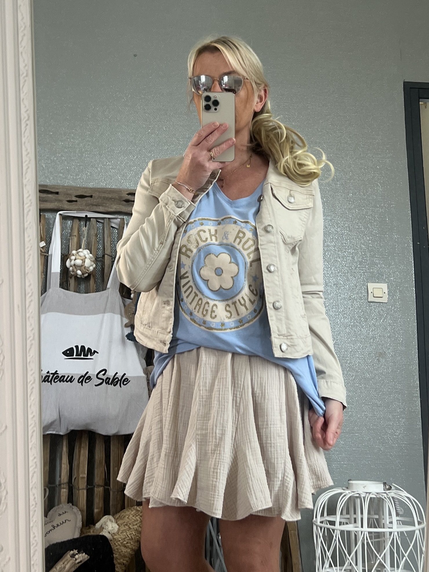 Blouson beige – Image 4