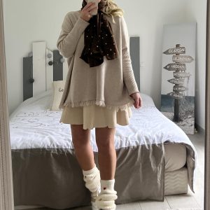 Écharpe étoiles dorées